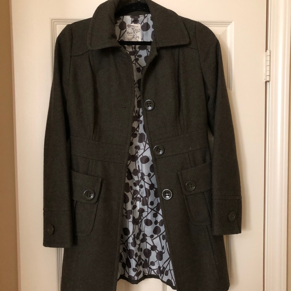 Tulle women’s wool coat
